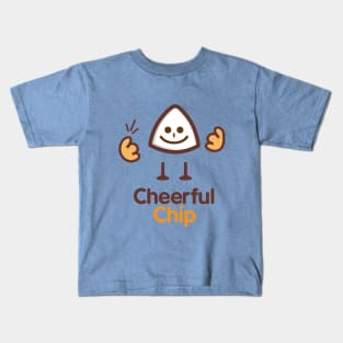 Cheerful Chip Expression Kids T-Shirt